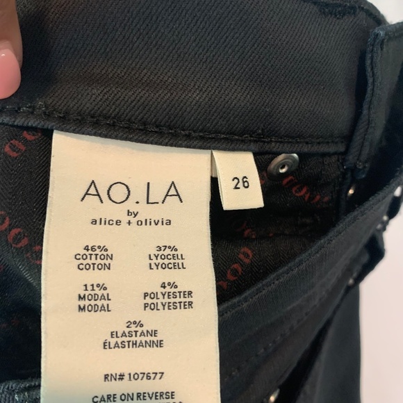 Alice and Olivia Good Exposed Button Skinny Jeans - Picture 4 of 5